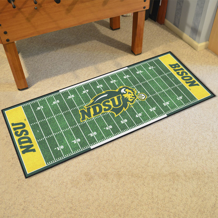 North Dakota State Bison 30 x 72 Football Field Carpet Runner