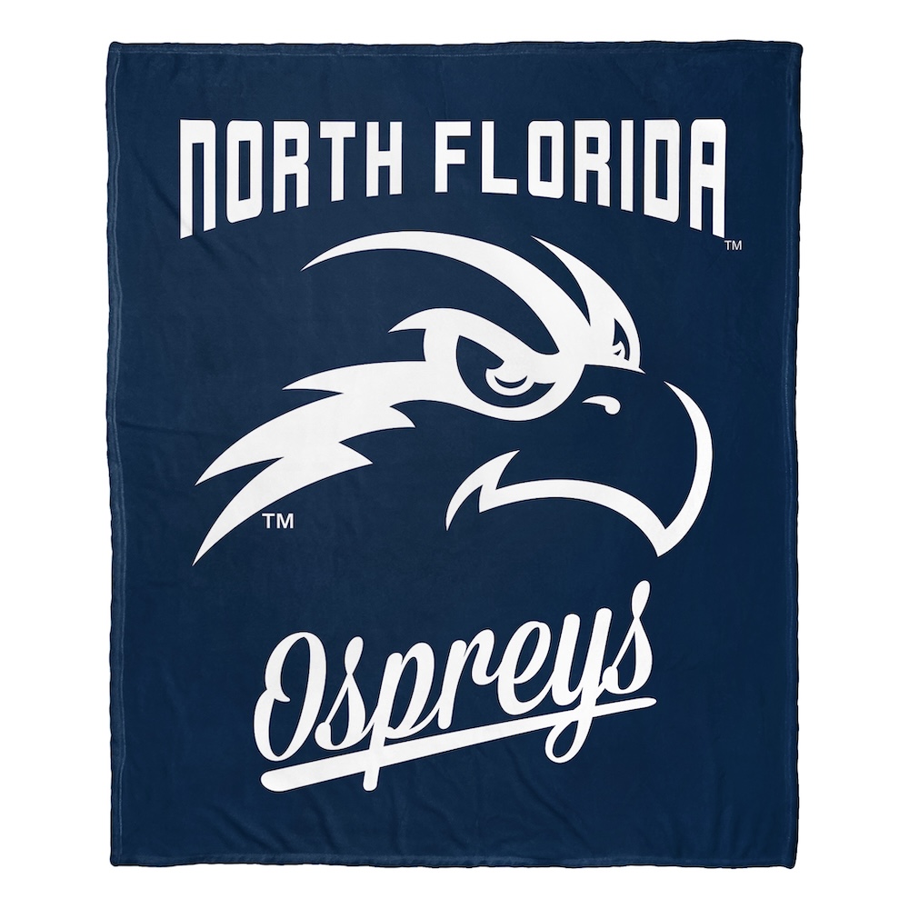 North Florida Ospreys ALUMNI Silk Touch Throw Blanket 50 x 60 inch