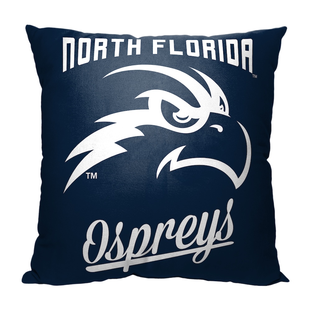 North Florida Ospreys ALUMNI Decorative Throw Pillow 18 x 18 inch