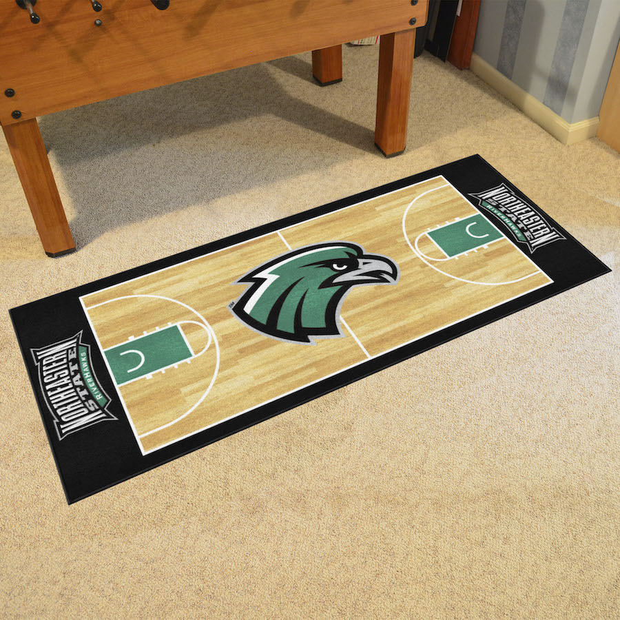 Northeastern State RiverHawks 30 x 72 Basketball Court Carpet Runner