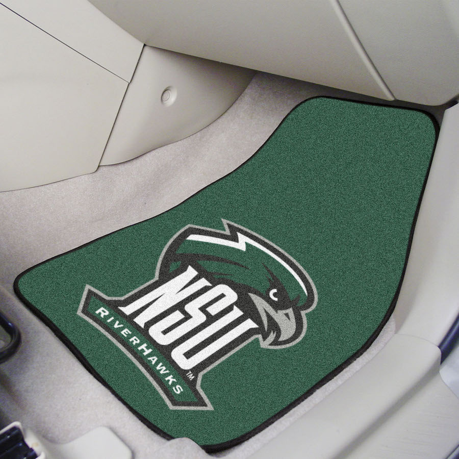 Northeastern State RiverHawks Car Floor Mats 18 x 27 Carpeted-Pair