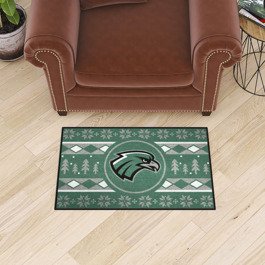 Northeastern State RiverHawks HOLIDAY SWEATER 20 x 30 STARTER Floor Mat