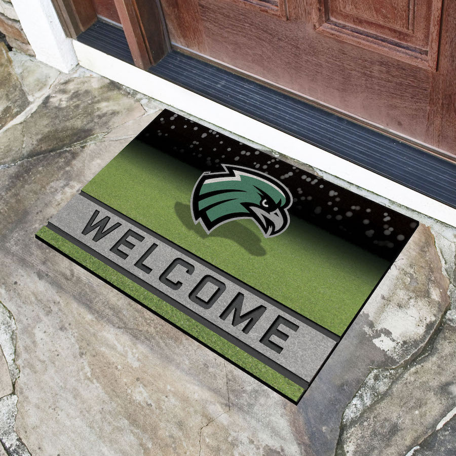 Northeastern State RiverHawks Recycled Crumb Rubber Door Mat