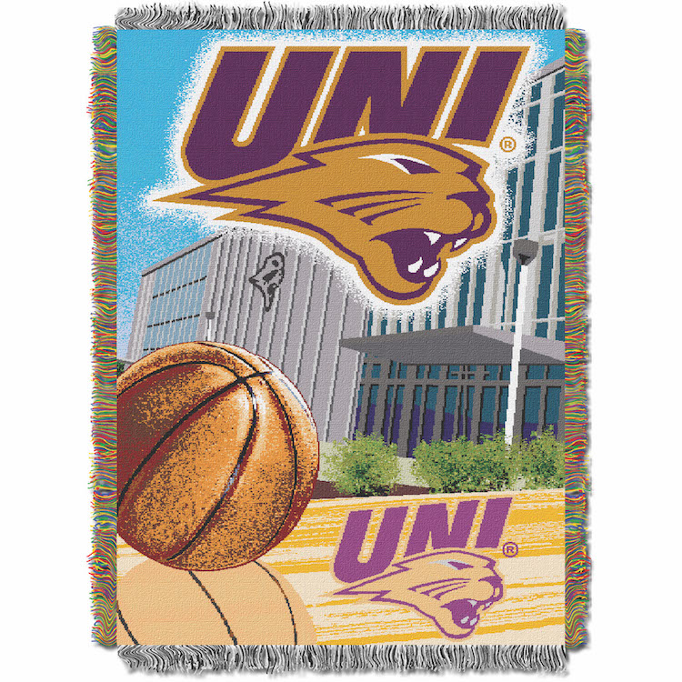 Northern Iowa Panthers Home Field Advantage Series Tapestry Blanket 48 x 60