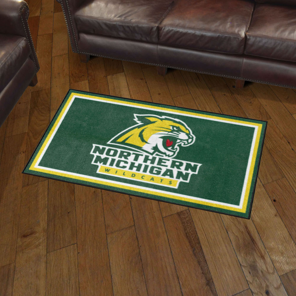 Northern Michigan Wildcats 3x5 Area Rug