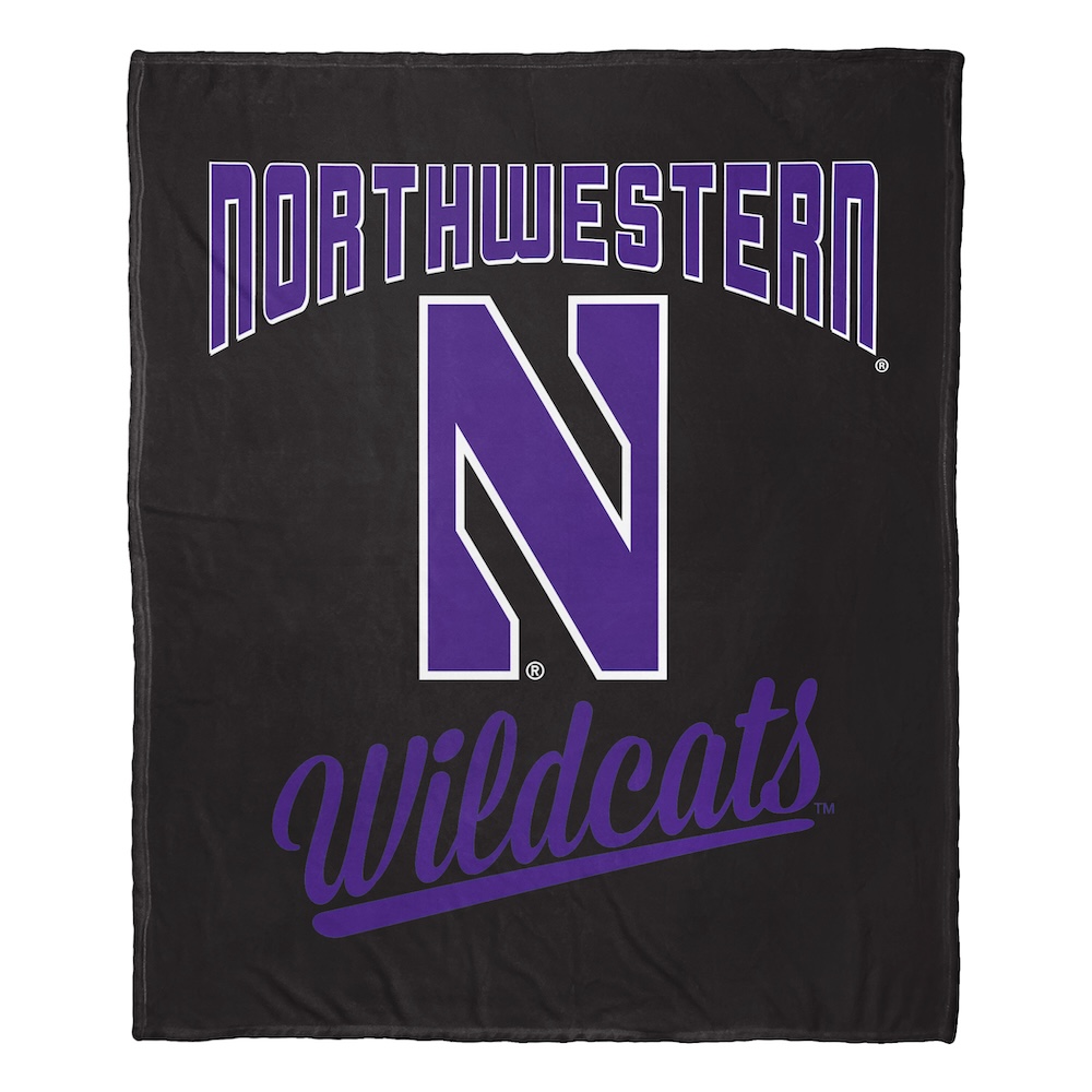 Northwestern Wildcats ALUMNI Silk Touch Throw Blanket 50 x 60 inch