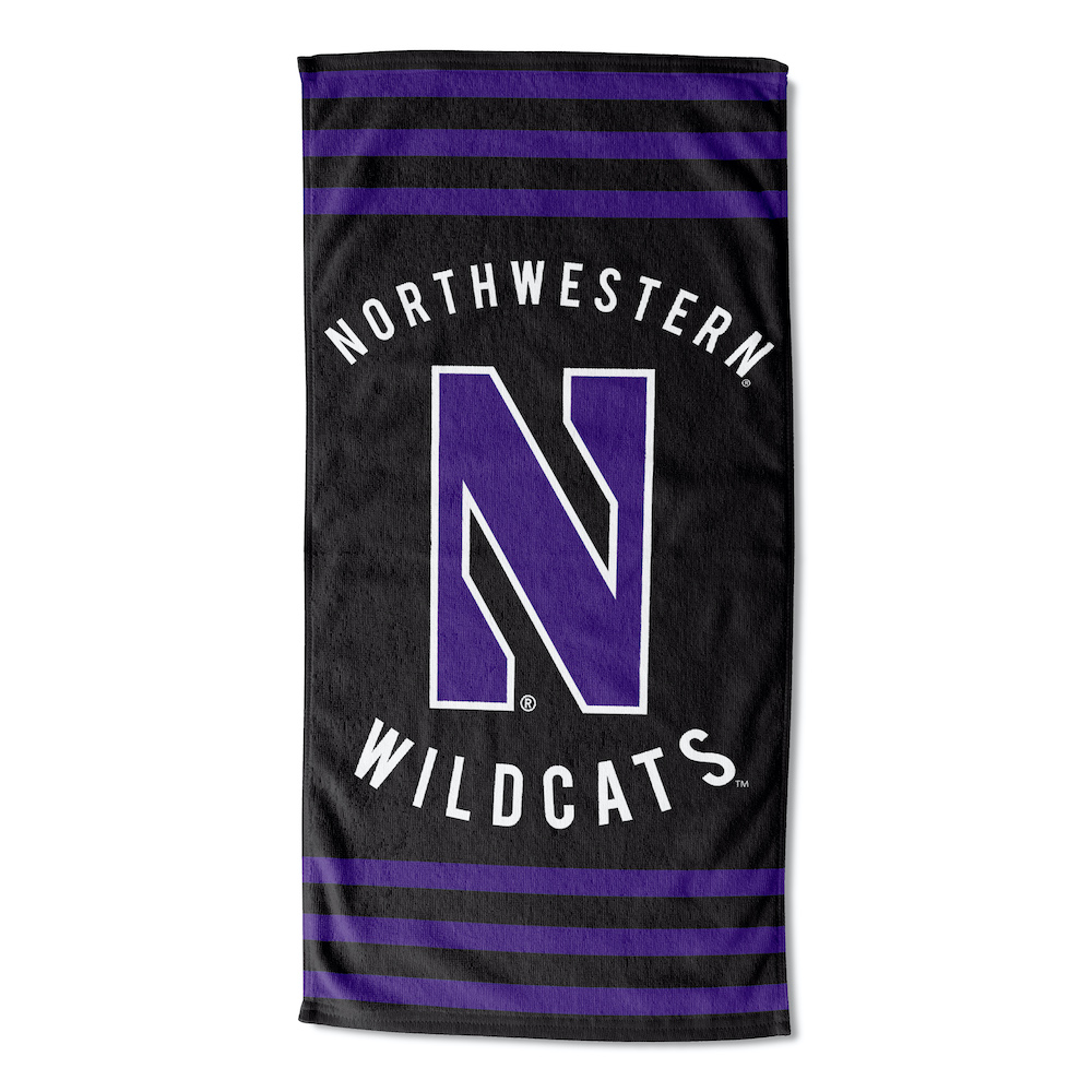 Northwestern Wildcats Beach Towel