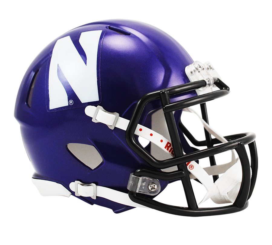 Northwestern Wildcats NCAA Mini SPEED Helmet by Riddell