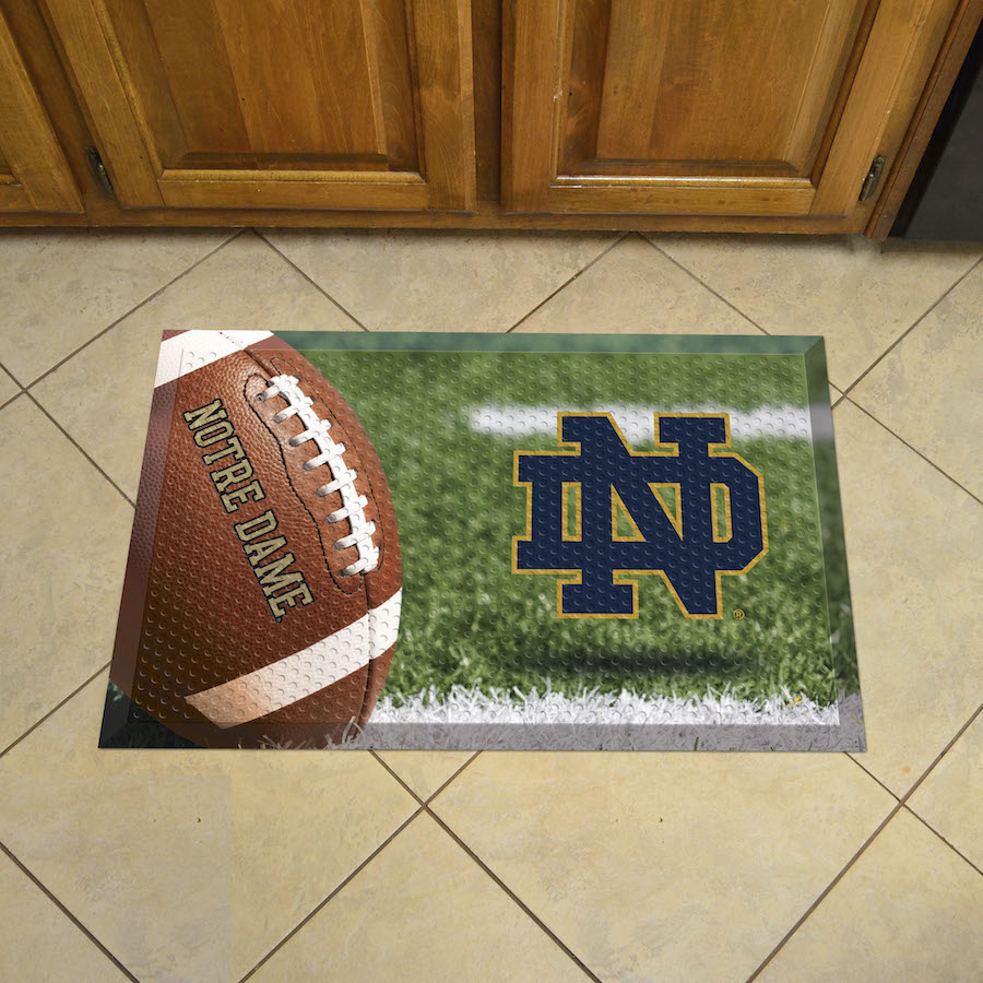 Notre Dame Fighting Irish ALT Ball Style SCRAPER Door Mat