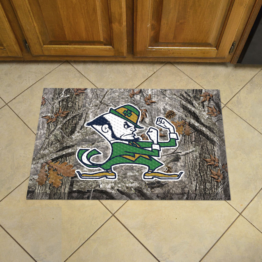 Notre Dame Fighting Irish ALT Camo Style SCRAPER Door Mat