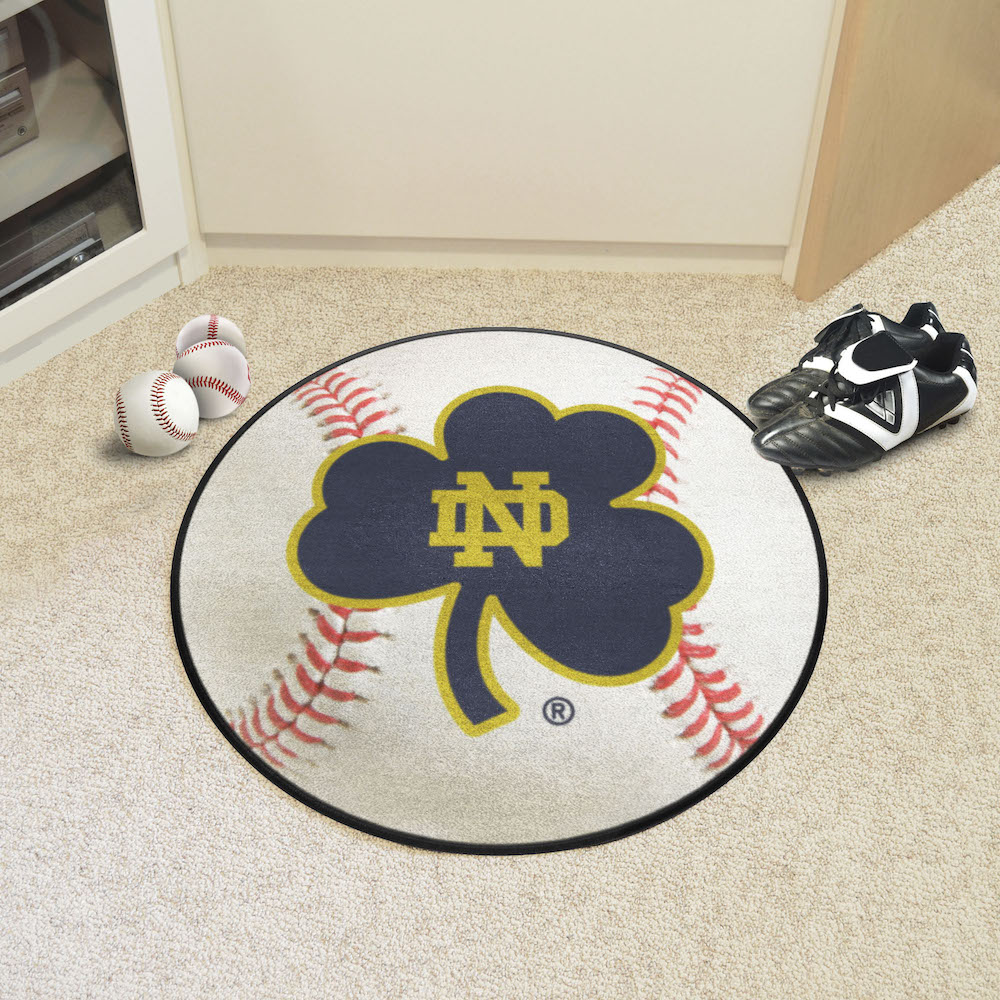 Notre Dame Fighting Irish BASEBALL Mat - Shamrock