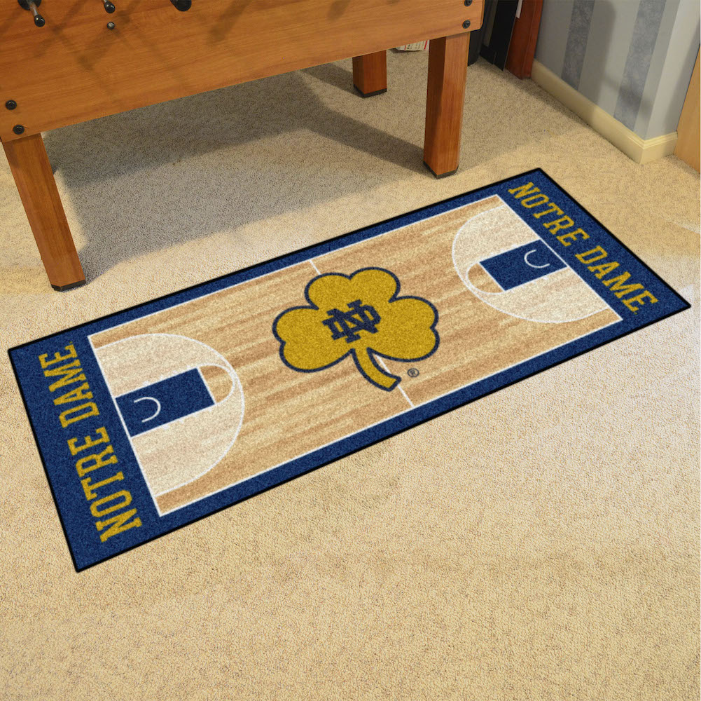 Notre Dame Fighting Irish 30 x 72 Basketball Court Carpet Runner