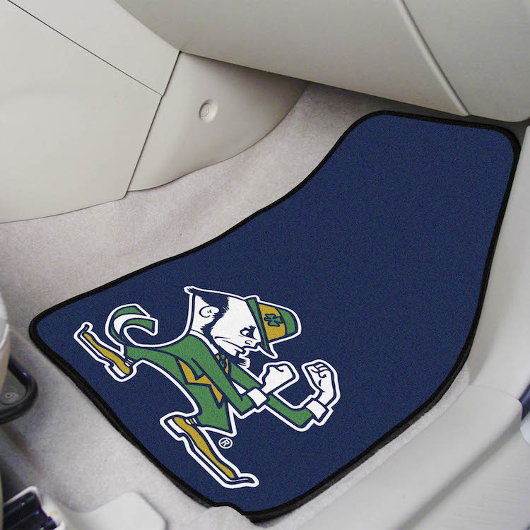 Notre Dame Fighting Irish Car Floor Mats 18 x 27 Carpeted-Pair