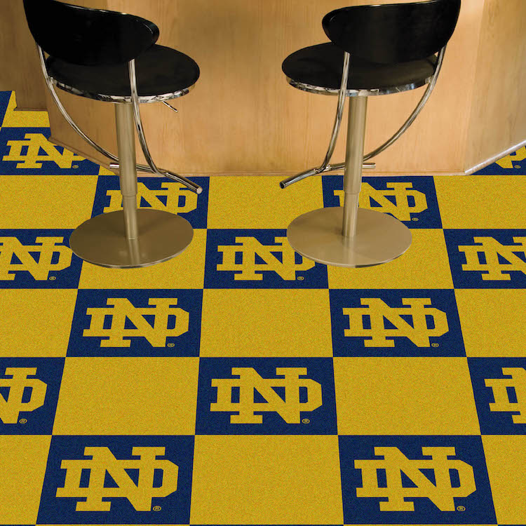 Notre Dame Fighting Irish Carpet Tiles 18x18 in.