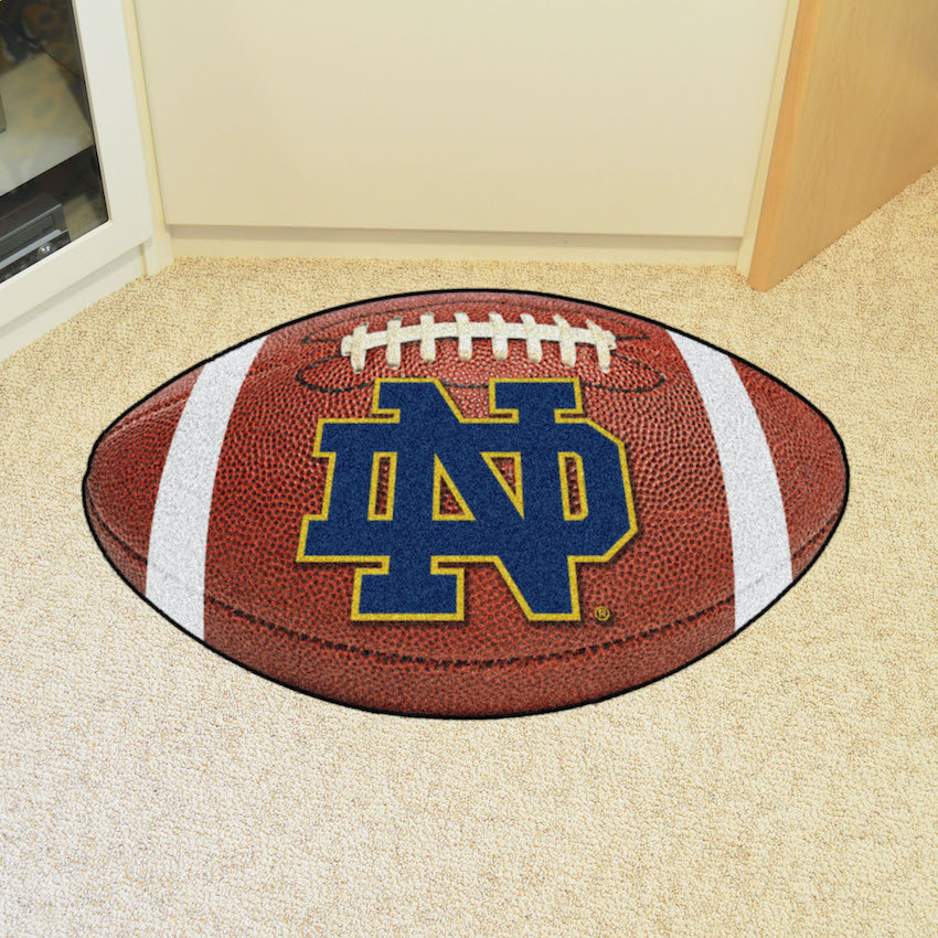 Notre Dame Fighting Irish LOGO 22 x 35 FOOTBALL Mat