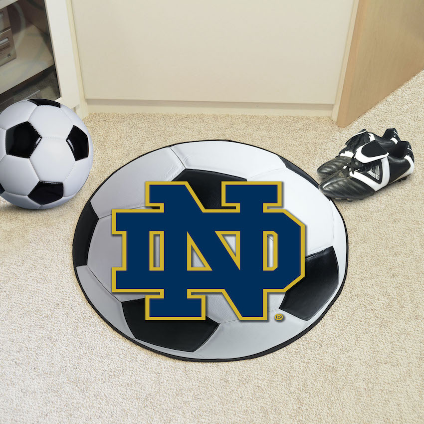 Notre Dame Fighting Irish LOGO SOCCER BALL Mat