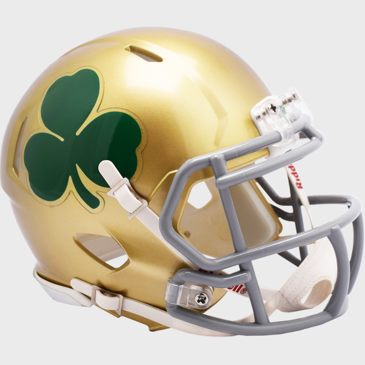 Notre Dame Fighting Irish NCAA Mini SPEED Helmet by Riddell - SHAMROCK