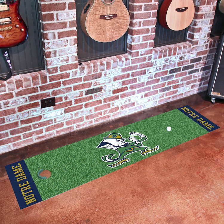 Notre Dame Fighting Irish Putting Green Mat 18 x 72