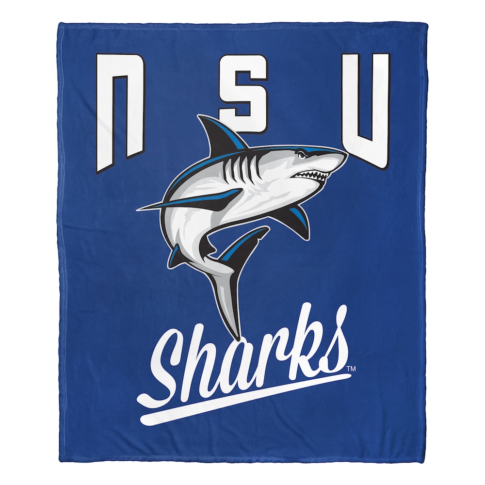 Nova Southeastern Sharks ALUMNI Silk Touch Throw Blanket 50 x 60 inch