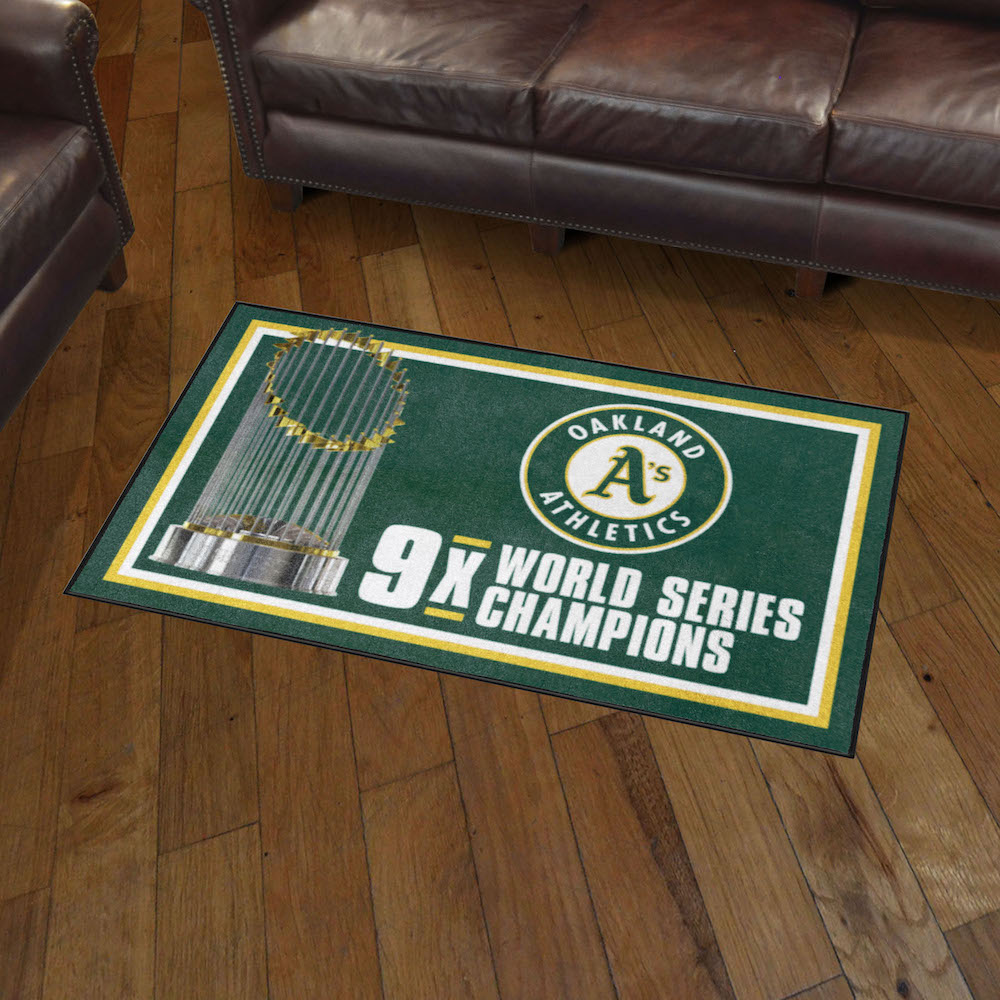 Oakland A's 3 x 5 DYNASTY Area Rug