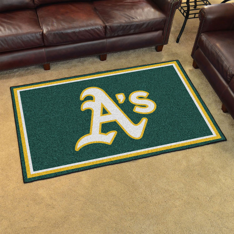 Oakland A's 4x6 Area Rug