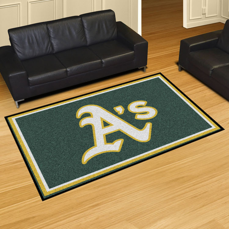 Oakland A's 5x8 Area Rug