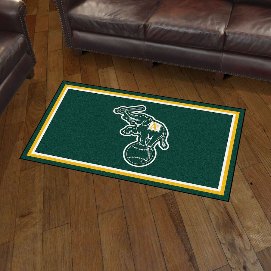 Oakland A's ALT LOGO 3x5 Area Rug