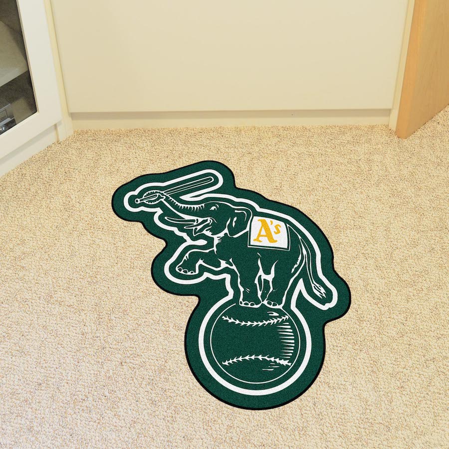 Oakland A's ALT LOGO MLB MASCOT Mat