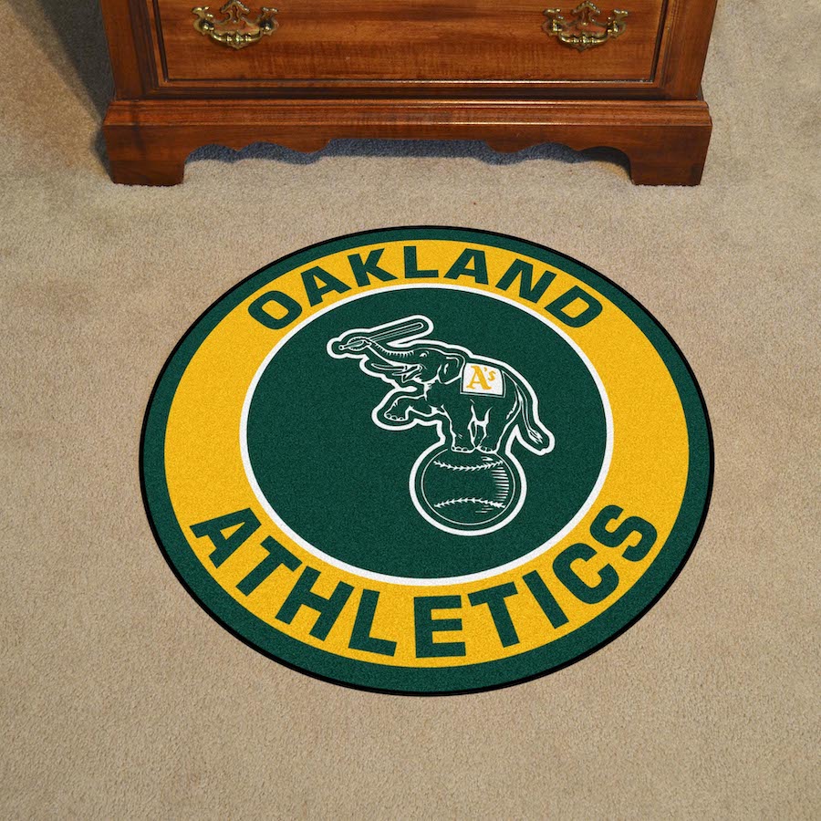 Oakland A's ALT LOGO Roundel Mat