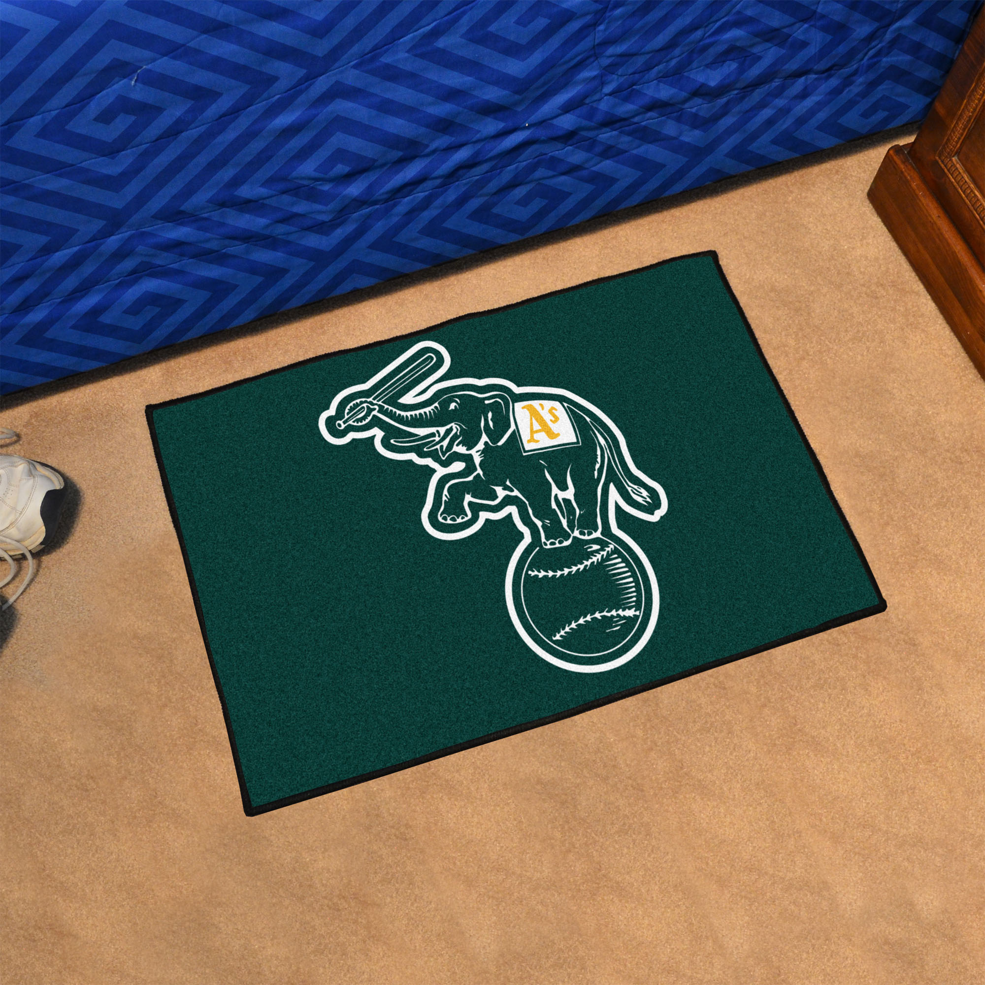 Oakland A's ALT LOGO 20 x 30 STARTER Floor Mat