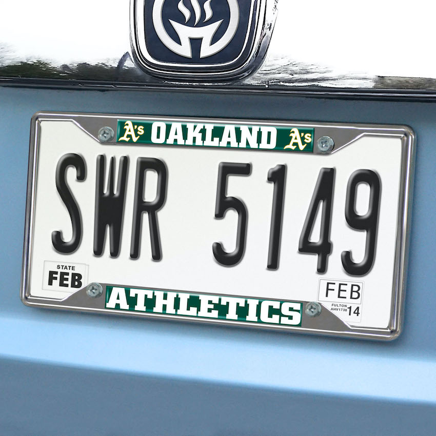 Oakland A's License Plate Frame