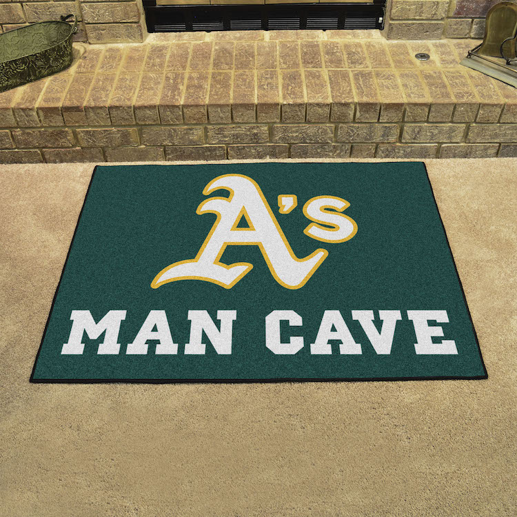 Oakland A's ALL STAR 34 x 45 MAN CAVE Floor Mat