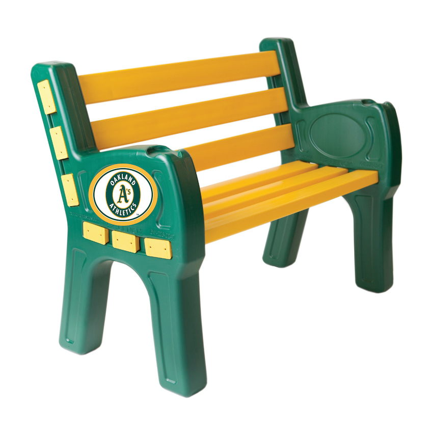 Oakland A's Park Bench