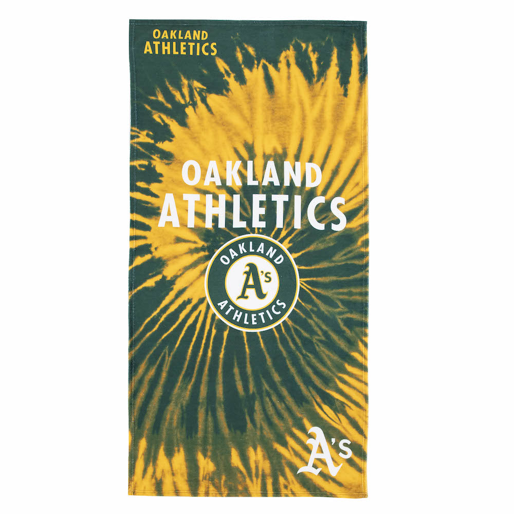 Oakland A's Pyschedelic 30x60 Beach Towel