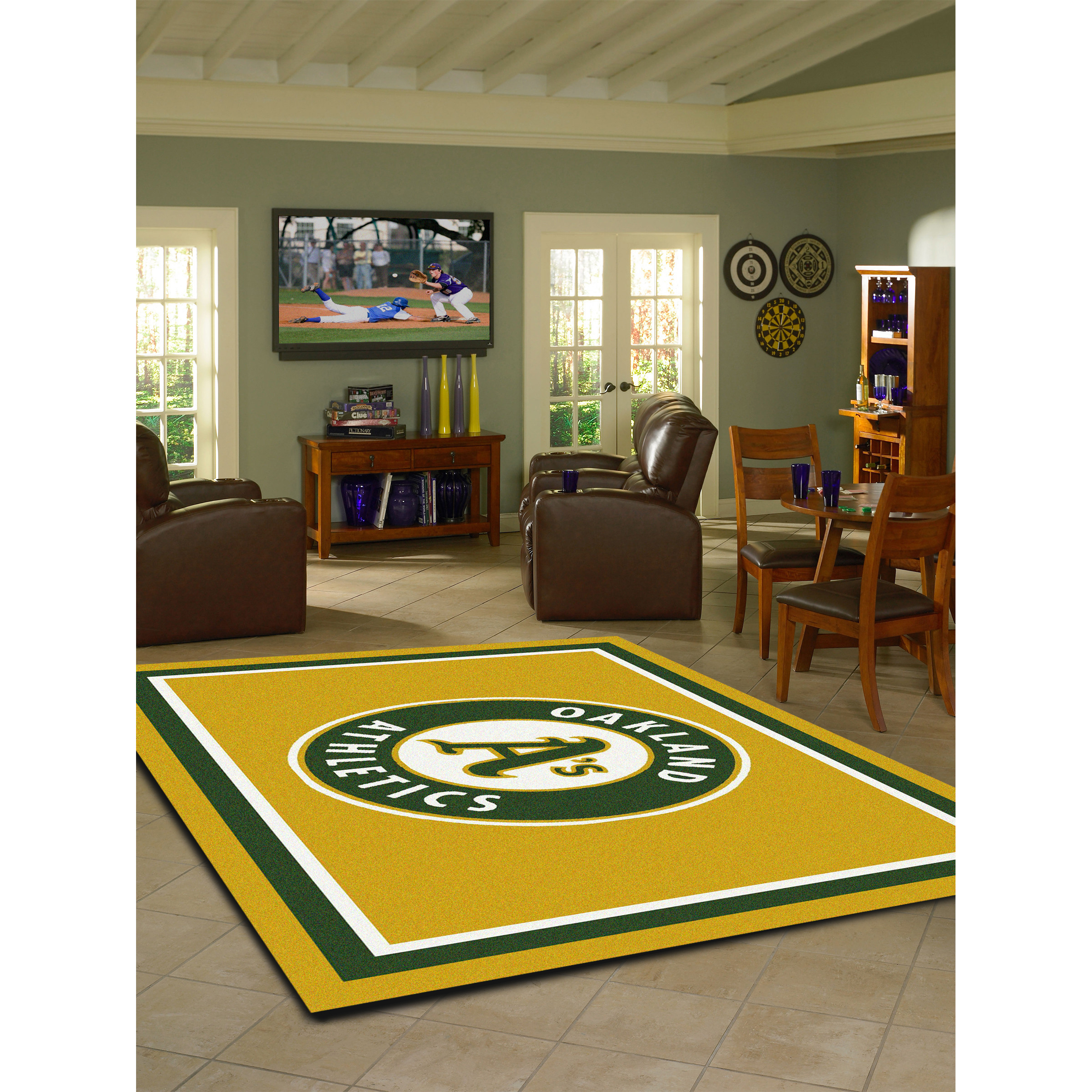 Oakland A's 4 X 6 SPIRIT Rug