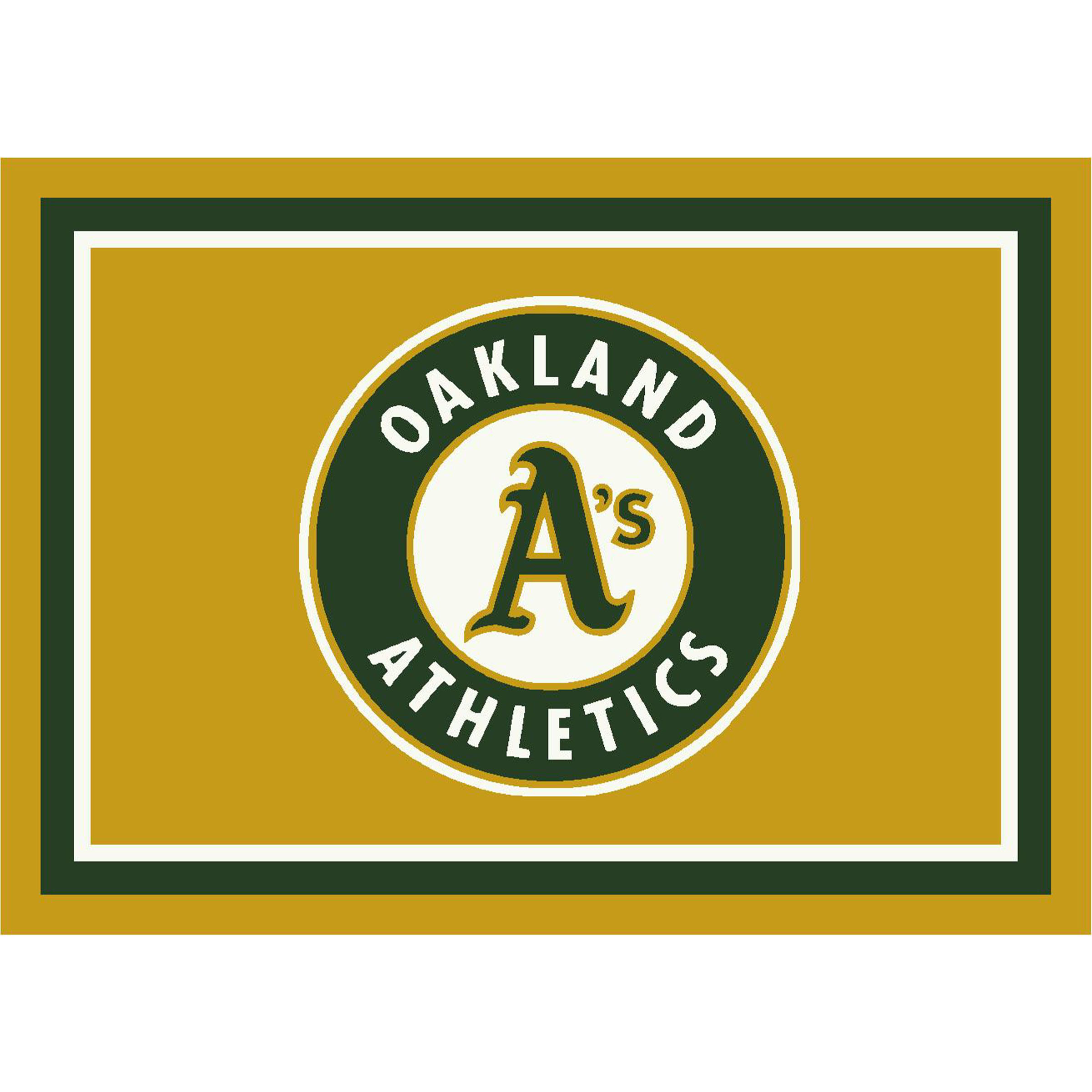 Oakland A's 8 X 11 SPIRIT Rug