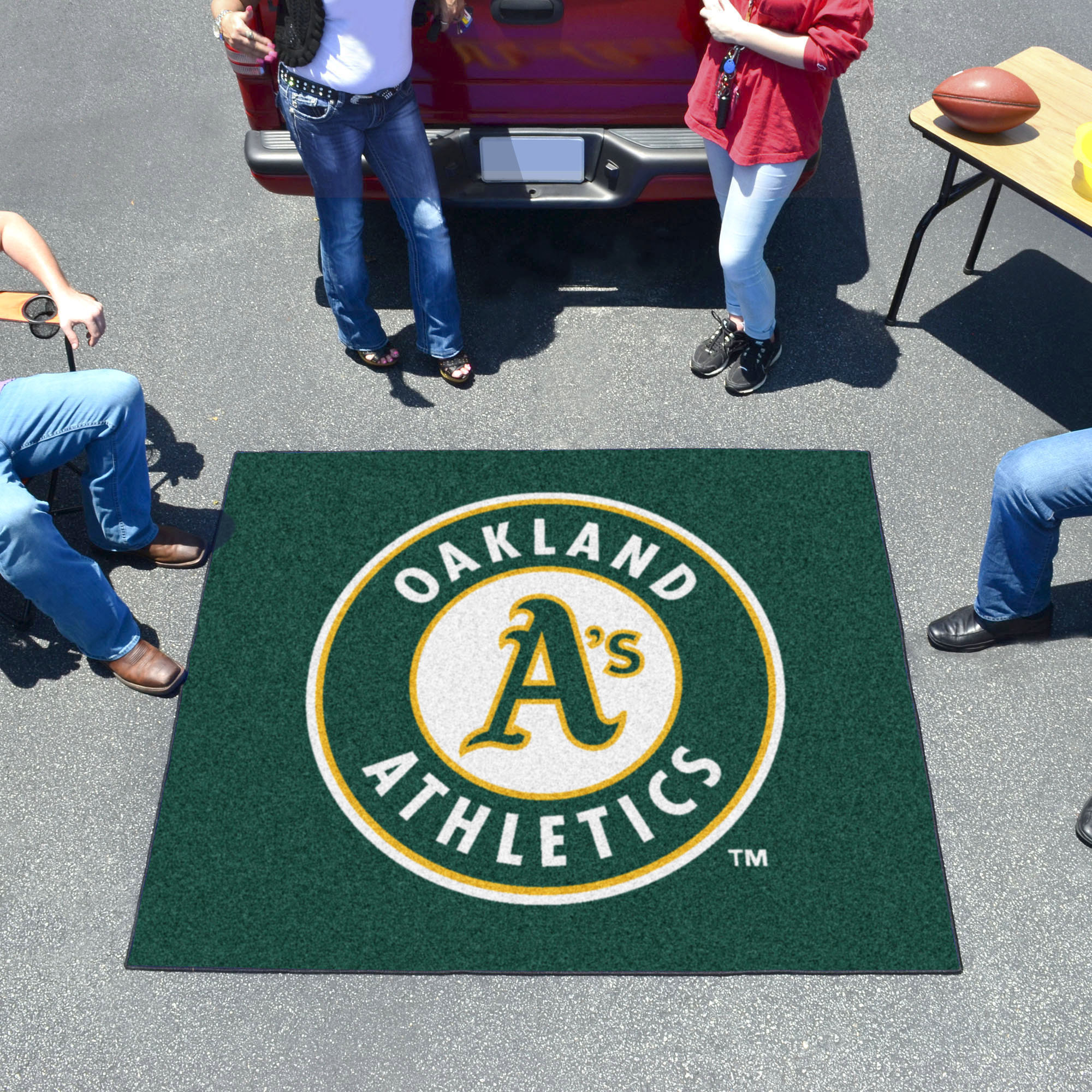 Oakland A's TAILGATER 60 x 72 Rug