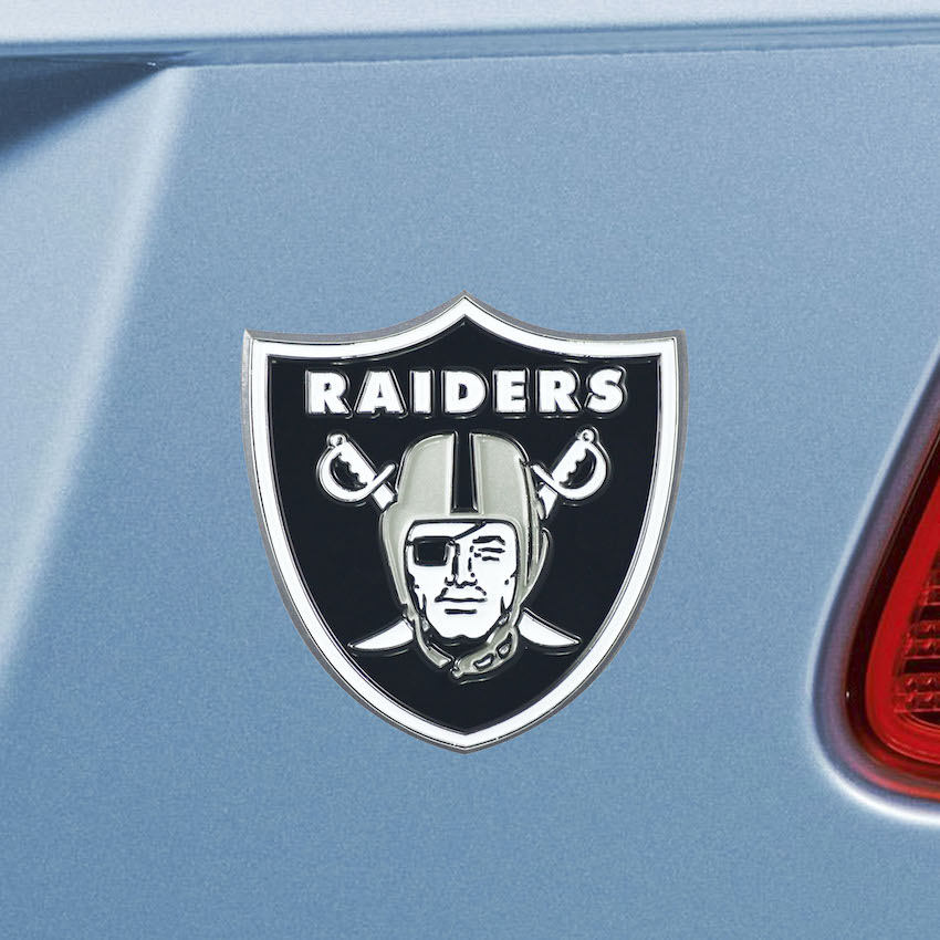 Las Vegas Raiders Color Metal Auto Emblem