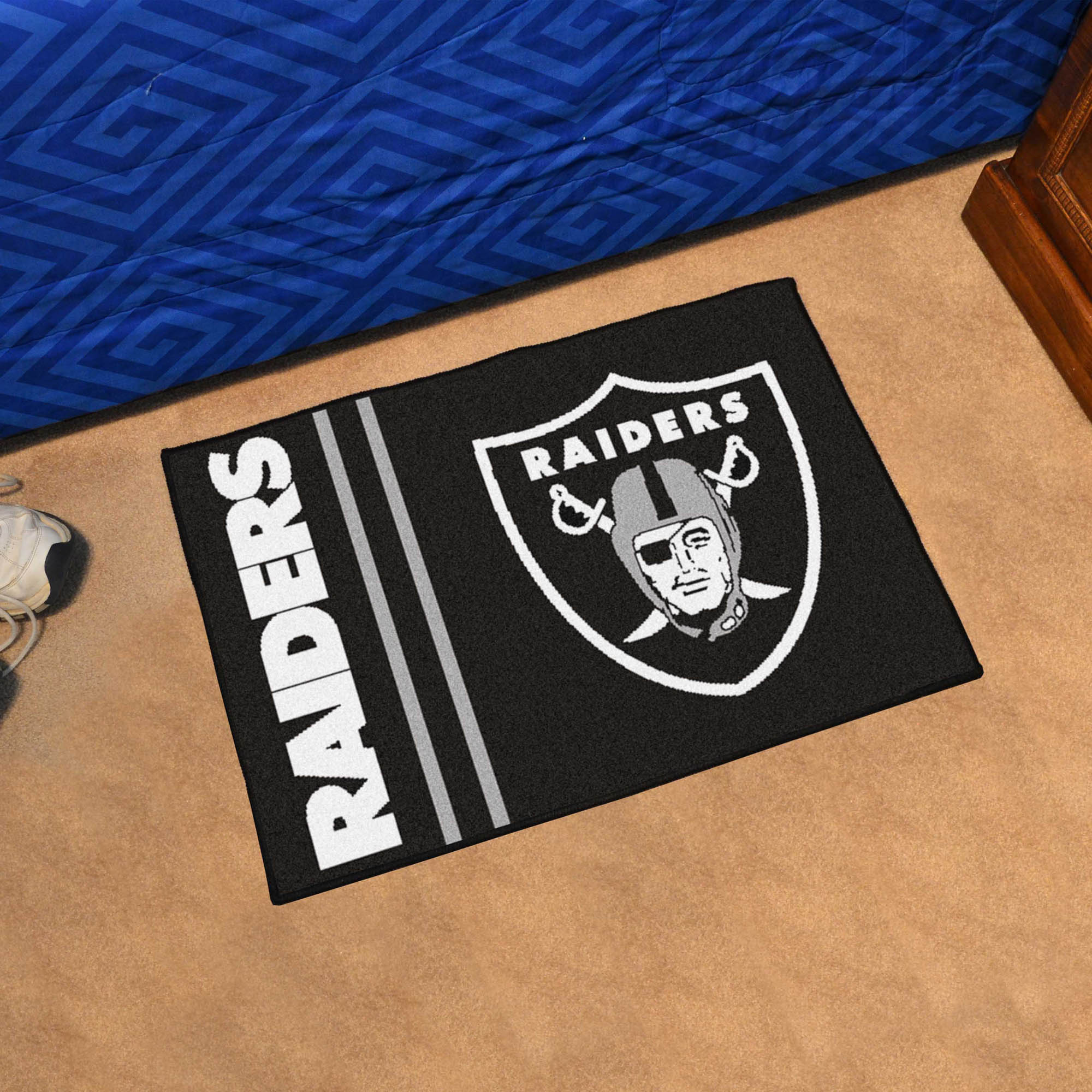 Las Vegas Raiders UNIFORM Themed Floor Mat