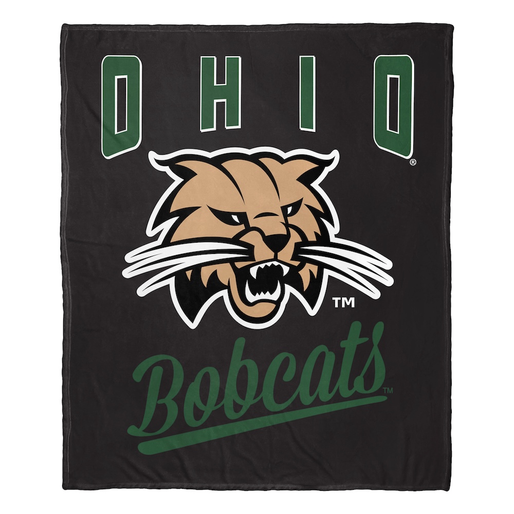 Ohio Bobcats ALUMNI Silk Touch Throw Blanket 50 x 60 inch