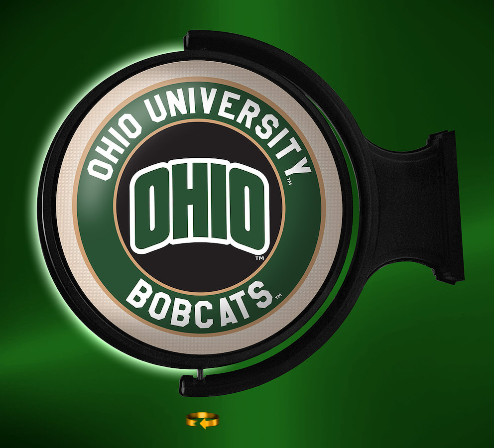Ohio Bobcats LED Rotating Wall Sign ~ SL