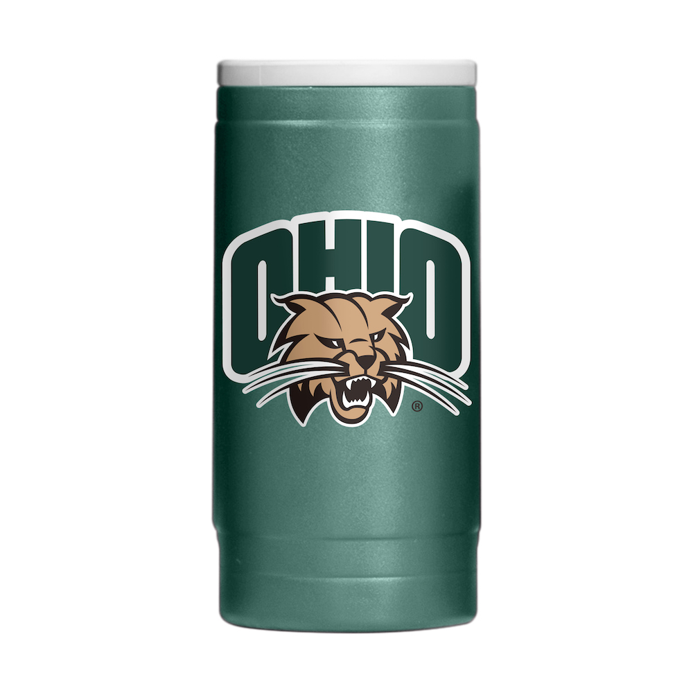 Ohio Bobcats Powder Coated 12 oz. Slim Can Coolie
