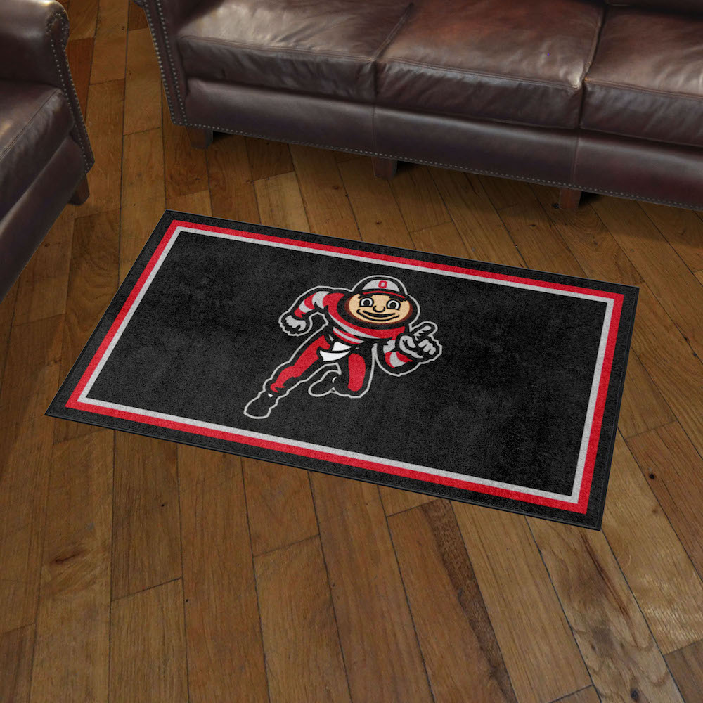 Ohio State Buckeyes 3x5 Area Rug - 2nd Logo