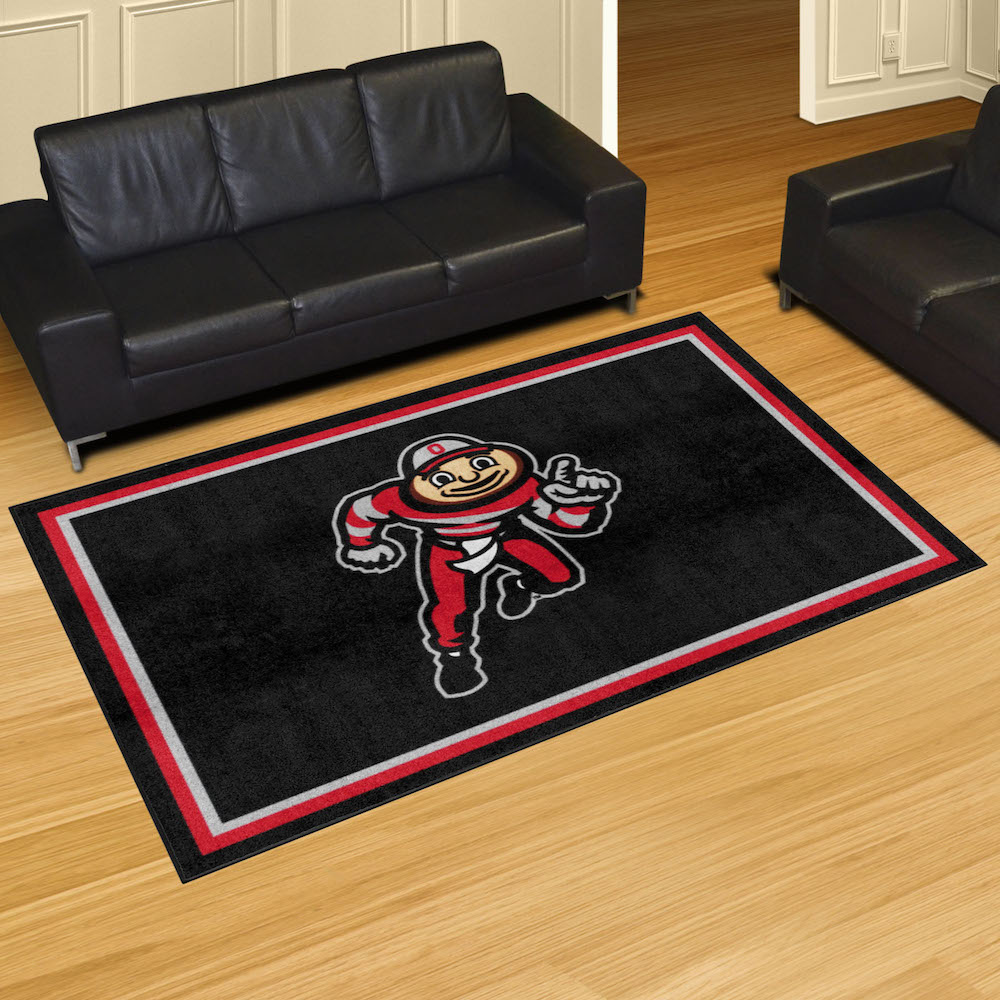 Ohio State Buckeyes 5x8 Area Rug - 2nd Logo