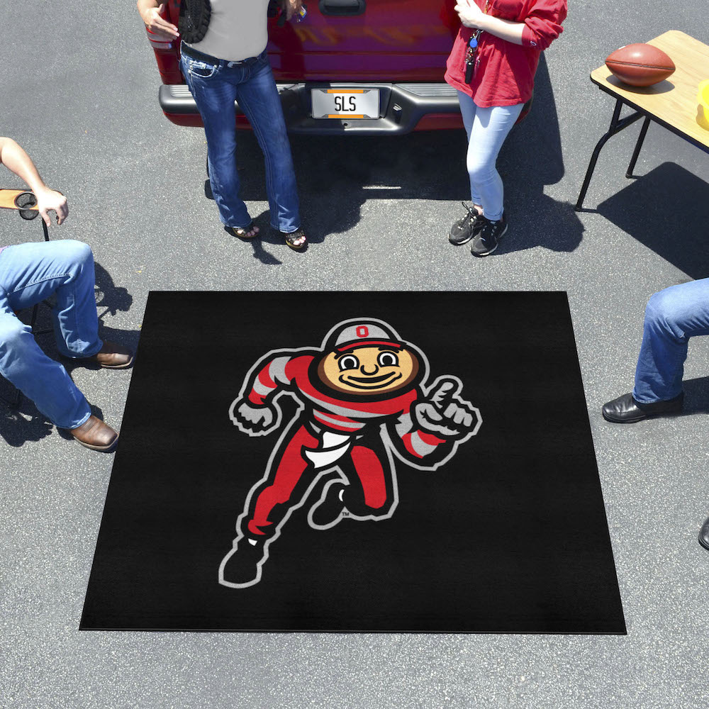 Ohio State Buckeyes TAILGATER 60 x 72 Rug - 2nd Logo