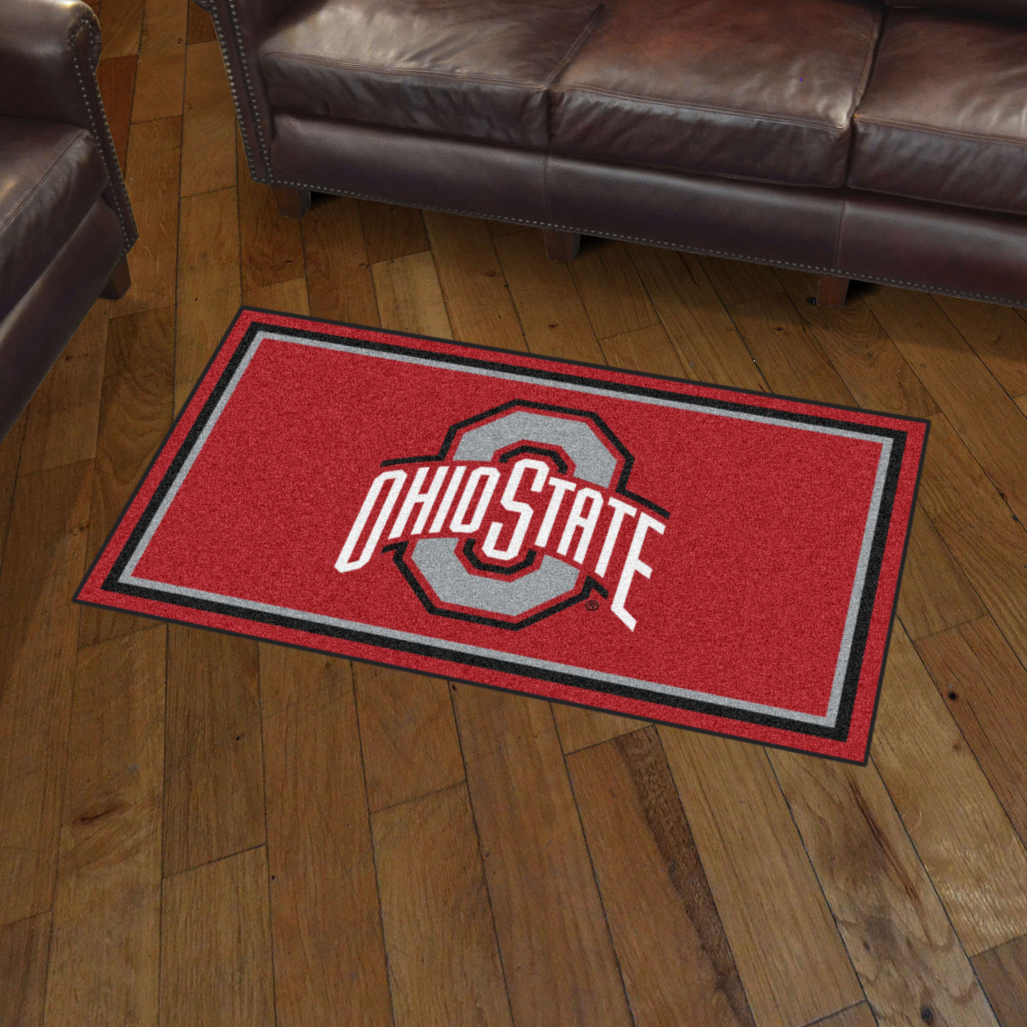 Ohio State Buckeyes 3x5 Area Rug