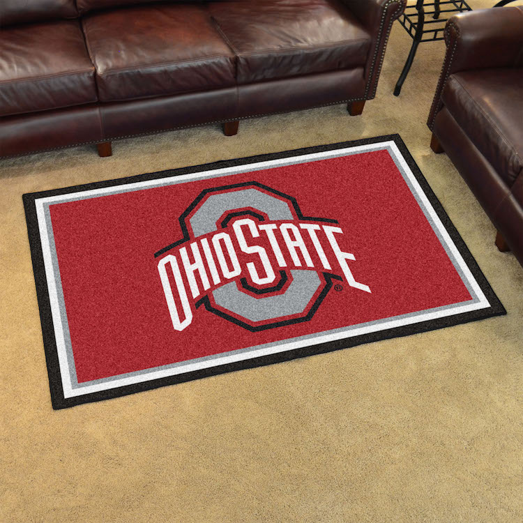 Ohio State Buckeyes 4x6 Area Rug