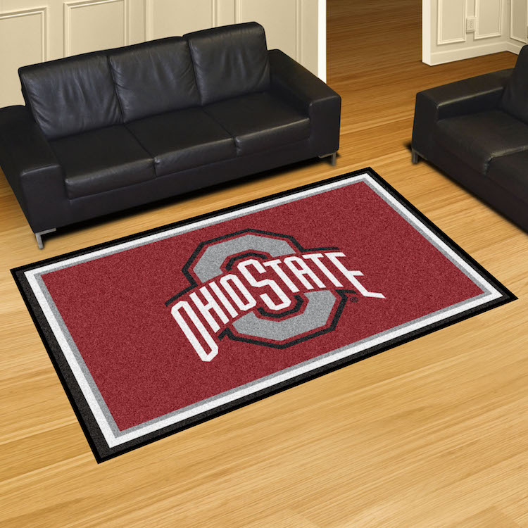 Ohio State Buckeyes 5x8 Area Rug