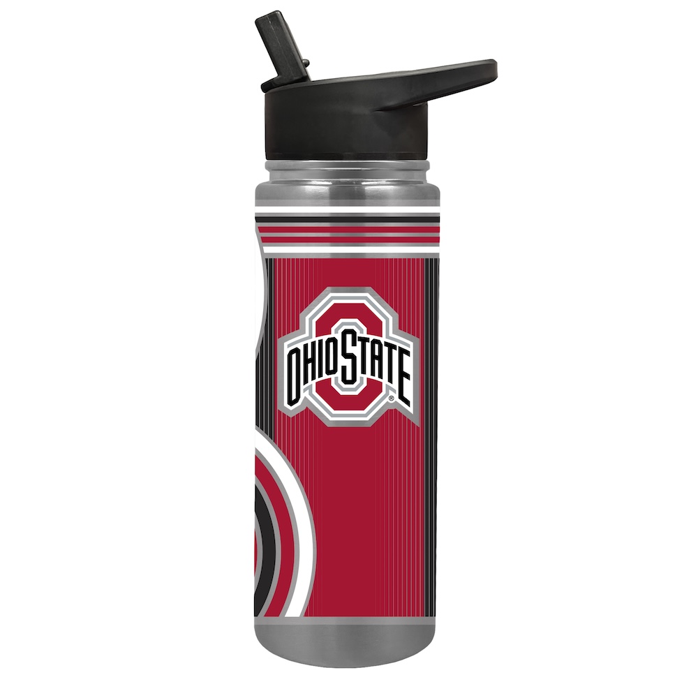 Ohio State Buckeyes COOL VIBES 24 oz Thirst Hydration Water Bottle