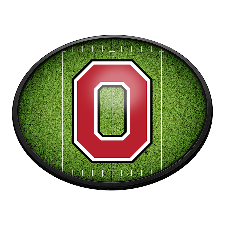 Ohio State Buckeyes ON THE 50 Slimline LED Wall Sign ~ OVAL